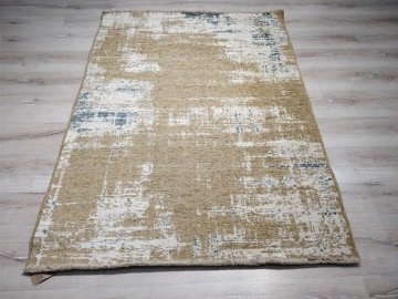 Yamalı Home Maçka 2820Mavi Bej 160x230 cm Çift Taraflı Kilim