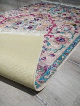 YamalıHome Style V4170 Rengarenk 70x250 cm Baskı Kilim