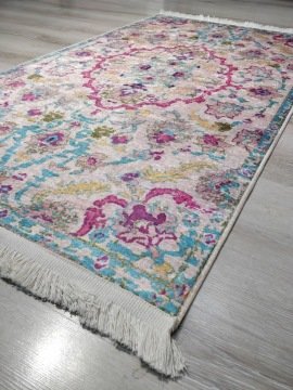 YamalıHome Style V4170 Rengarenk 70x250 cm Baskı Kilim