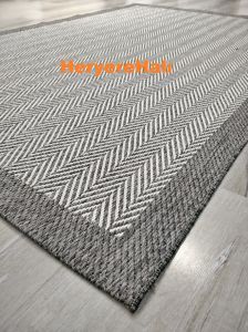 Loris Yeni Nesil Yumuşak Sisal Halı Koyu Gri 120x180 cm