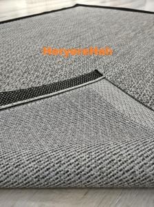 Loris Yeni Nesil Yumuşak Sisal Halı Siyah Gri 120x180 cm