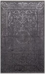 TORINO TOR 01 ANTRASIT Sık Dokuma Dökümlü Yere Oturan Hav Toz Vermez Yıkanabilir Kaymaz Tabanlı Modern Halı 120x180 cm