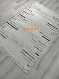ARUNA 33392B KREM BEJ 120X180 İSKANDİNAV HALI