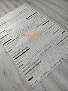 ARUNA 33392B KREM BEJ 120X180 İSKANDİNAV HALI