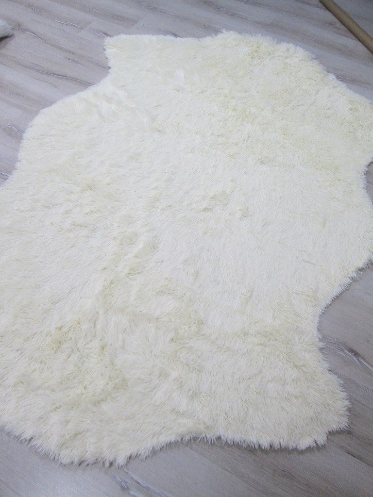 Doğuş Tavşan Tüyü Krem 130x290cm Post Halı