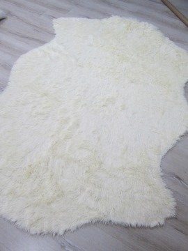 Doğuş Tavşan Tüyü Krem 130x290cm Post Halı