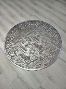 Eko Halı Bıanca BNC01 Vizon Bronze 120X120 Yuvarlak Deri Halı