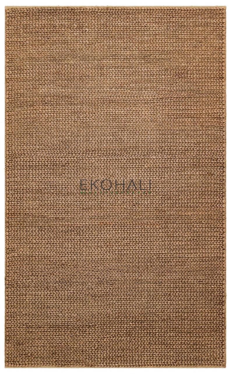 Eko Halı Flatweave Choti Brown Hasır Halı 140x200 cm