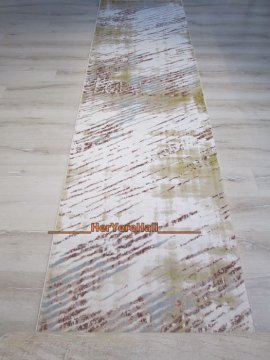 Halı Sarayı Solfej NM940A Hardal 80x150 cm Kesme Yolluk