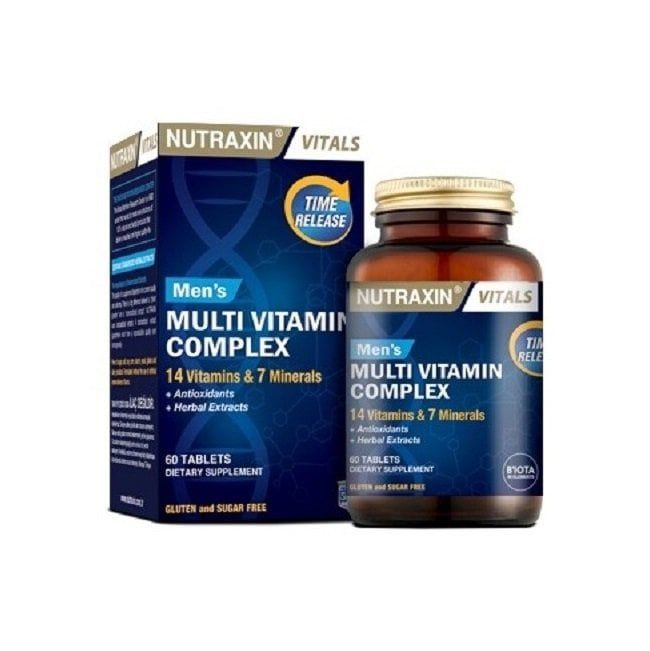 Nutraxin Multivitamin Mineral Kompleksi 60 Tablet - Erkeklere Özel