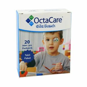 Octacare Pediatrik Göz Bandı Erkek 20 Adet Hipoalerjik