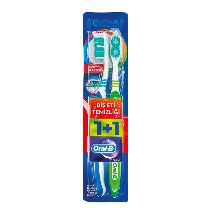 Oral-B Cavıty Defense 1+1 Diş Fırçası