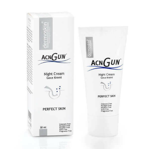 Dermoskin Acnegun Onarıcı Gece Kremi 30 ml