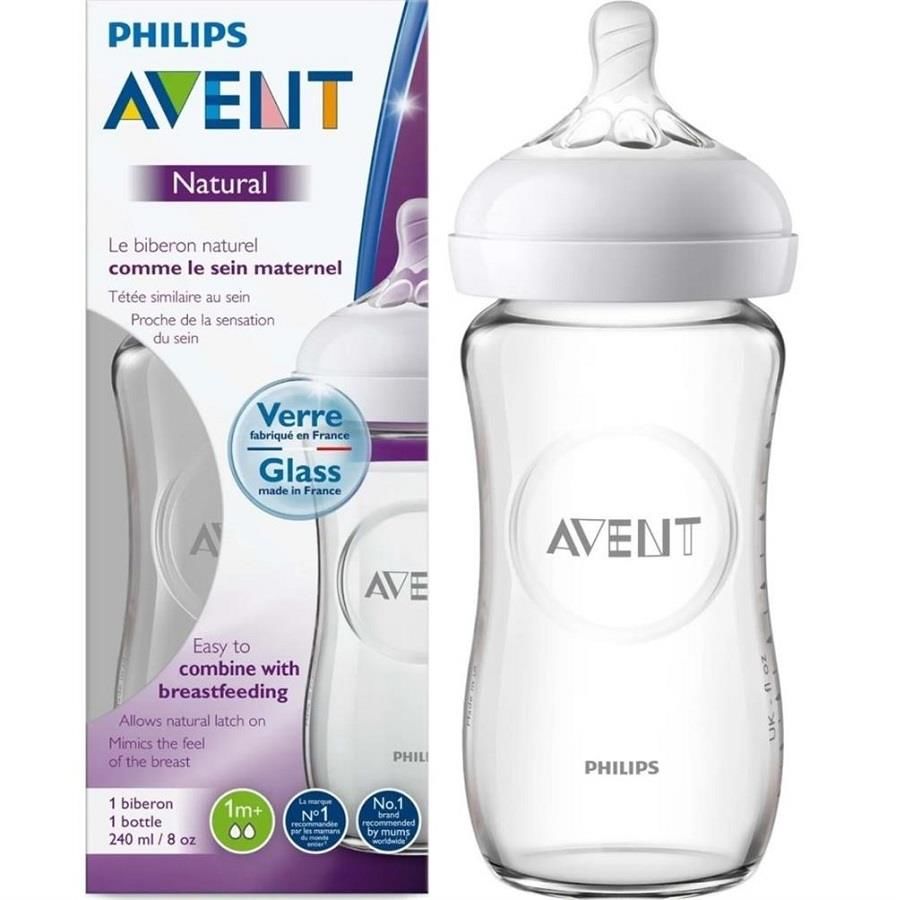 Avent 05317 Natural Cam Biberon 240Ml. Tekli