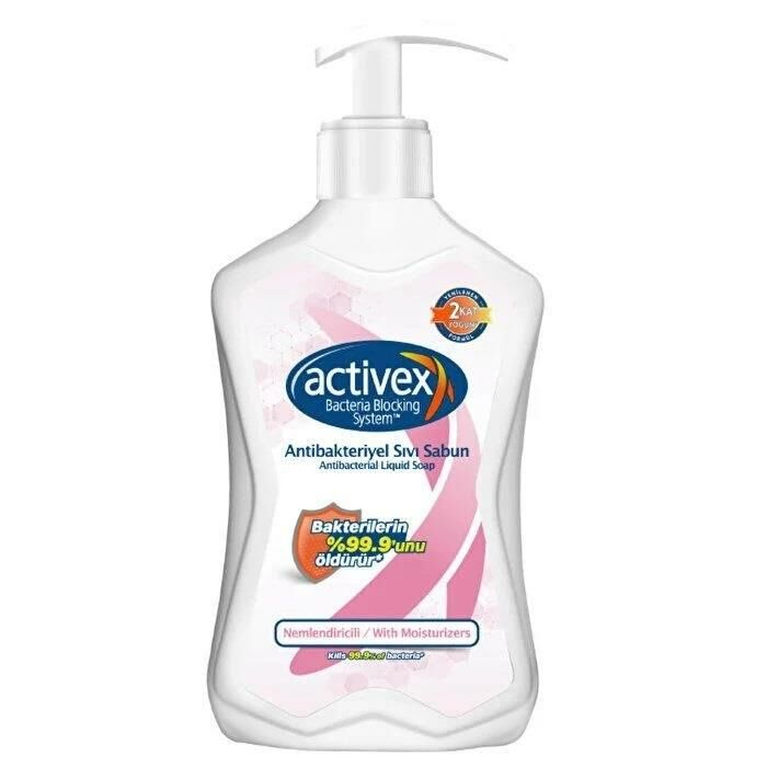 Activex Antibakteriyel Sıvı Sabun Nemlendiricili 500 ml