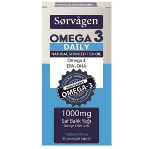 Sorvagen Omega 3 Daily 50 Kapsül