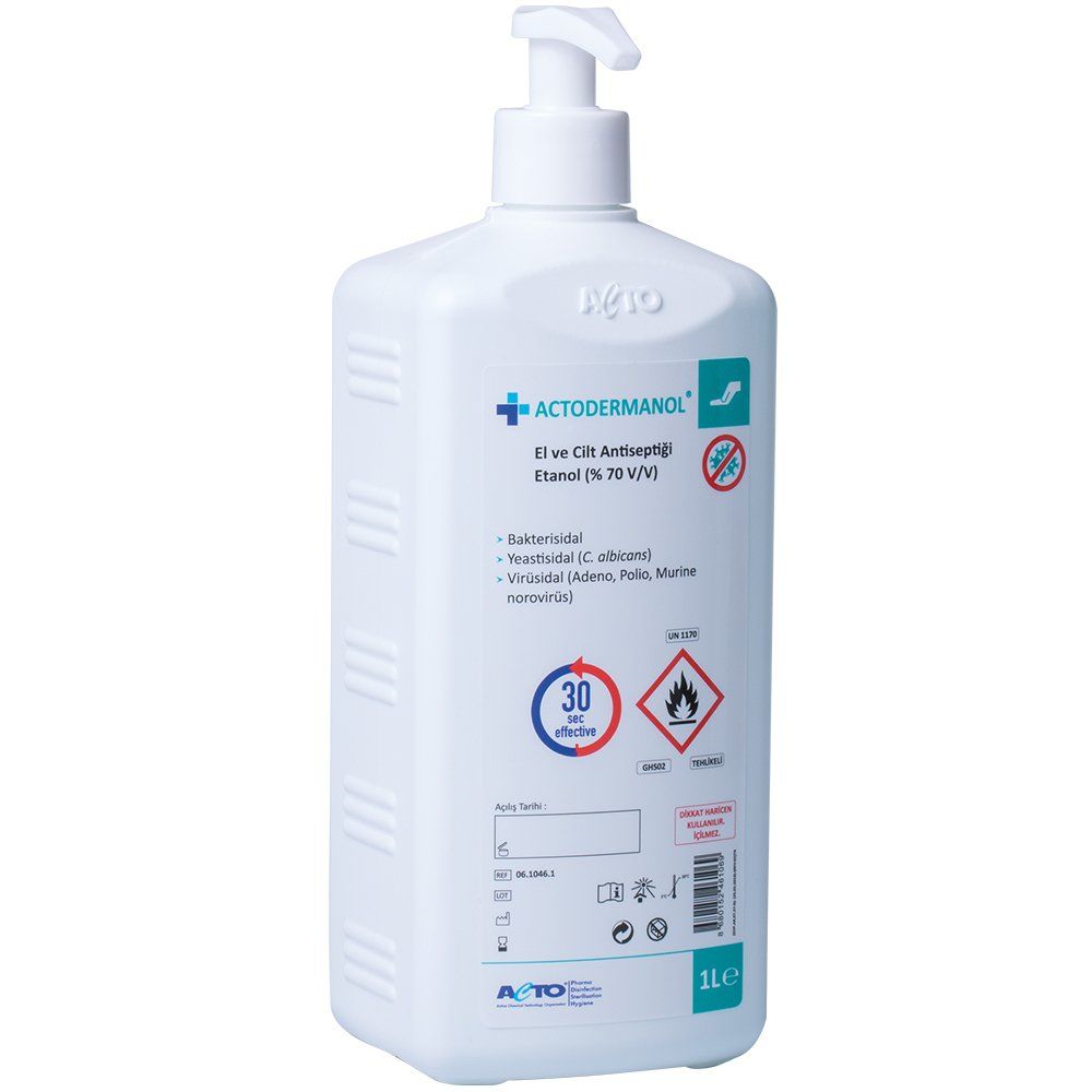 Actodermanol El Ve Cilt Antiseptiği 1000ml Sıvı