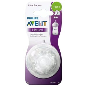 Avent 04227 Natural Biberon Emziği 1+ Ay 2'li 2 Numara