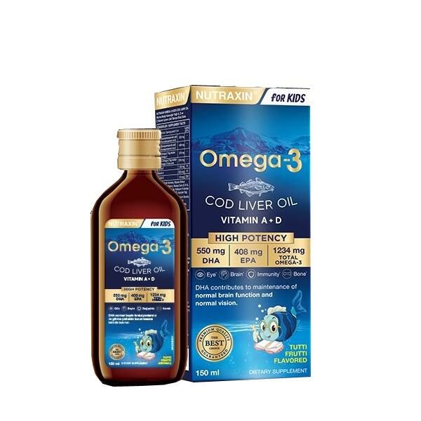 Nutraxin Omega 3 Balık Yağı Şurubu 150 ML