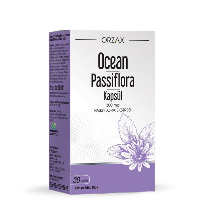 Ocean Passiflora 300mg 30 Kapsül