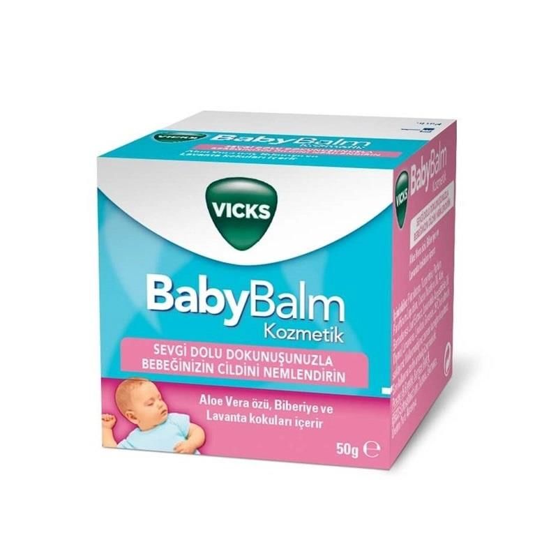 Vicks Baby Balm Kozmetik Bebekler için Nemlendirici 50 gr