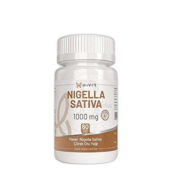 Haver Nigella Sativa Çörek Otu Yağı 1000 mg 60 Kapsül