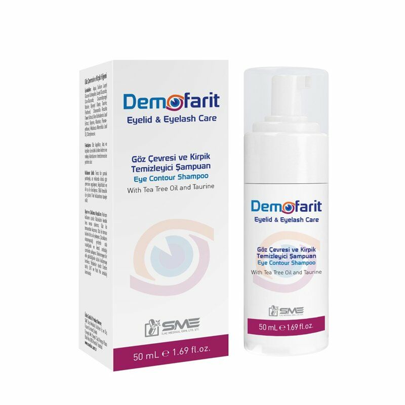Demofarit Eyelid Eyelash Care Göz Çevresi ve Kirpik Temizleme Şampuanı 50 ML