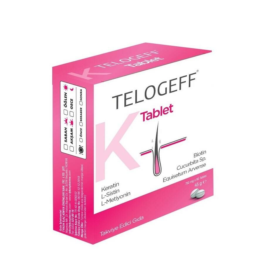 Telogeff K 60 Tablet (Pembe)