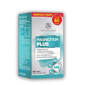 Naturalnest Magnezyum Plus 60 Tablet
