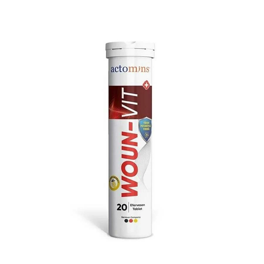 Actomins Woun-Vit 20 Efervesan Tablet