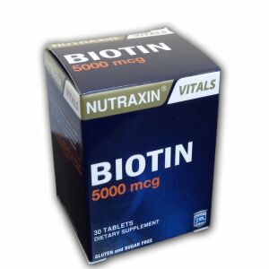 Nutraxin Biotin 5000mcg 30 Tablet