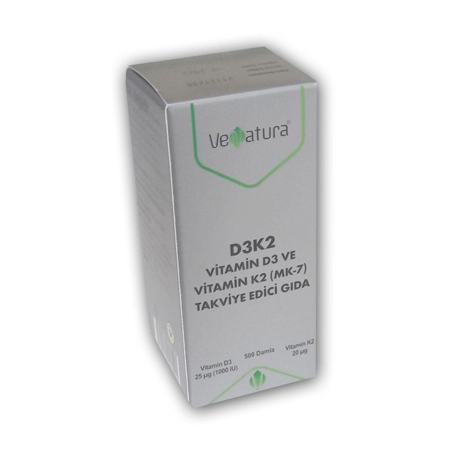Venatura Vitamin D3 K2 (Menaquinon 7) Damla 20ml