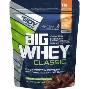 Bigjoy Sports Doypack BIGWHEY Whey Protein Çikolata 528g