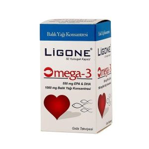 Ligone Omega-3 500 mg EPA & DHA 60 Yumuşak Kapsül