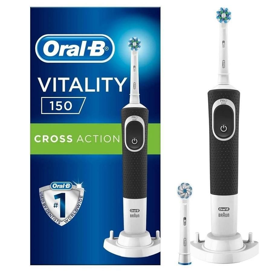 Oral-B Vitality 150 Siyah Şarj Edilebilir Diş Fırçası