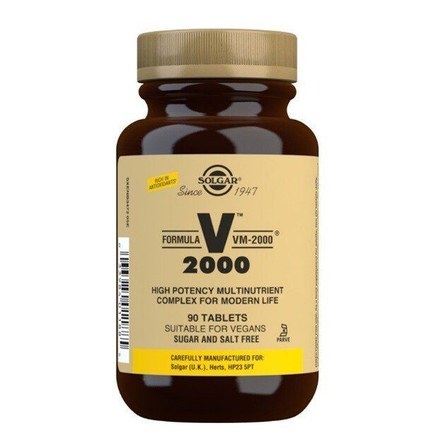 Solgar VM 2000 Multi Vitamin 90 Tablet