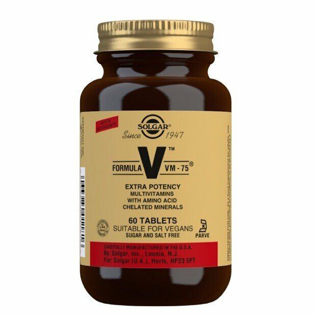 Solgar VM 75 Multi Vitamin 60 Tablet