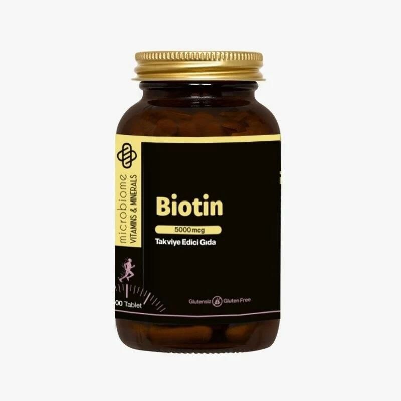 Microbiome Biotin 5000 mcg 100 Tablet