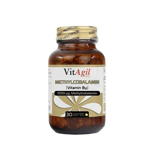 Vitagil Gold Methylcobalamin 1500mcg (Vitamin B12) 30 Soft Gel Kapsül