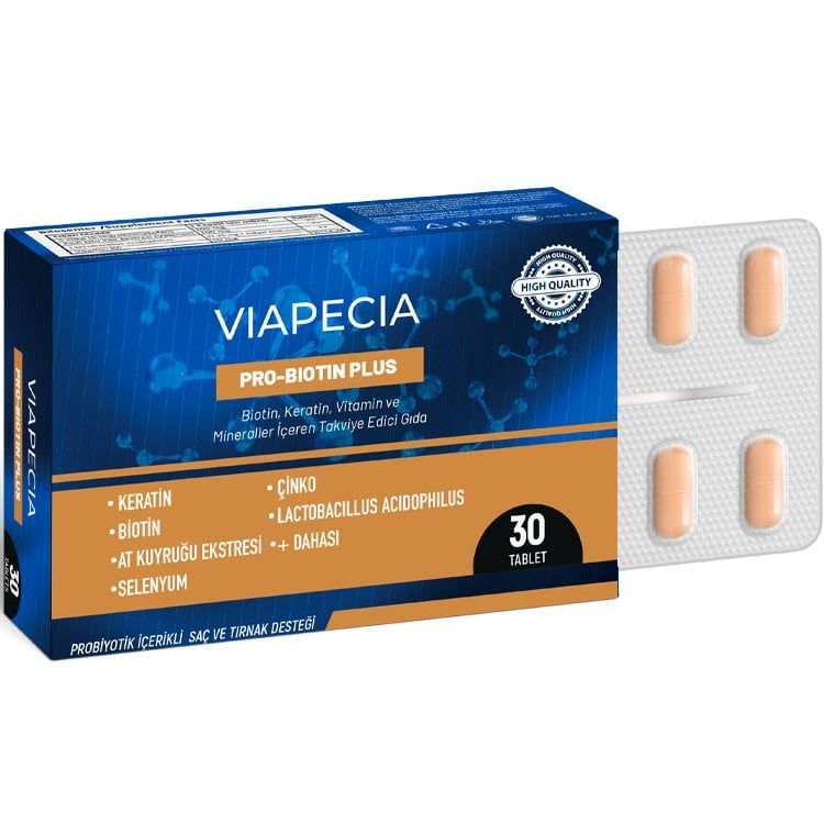 Viapecia Pro-Biotin Plus 30 Tablet