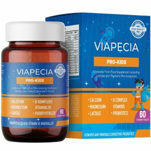 Viapecia Pro-Kids 60 Çiğneme Tableti