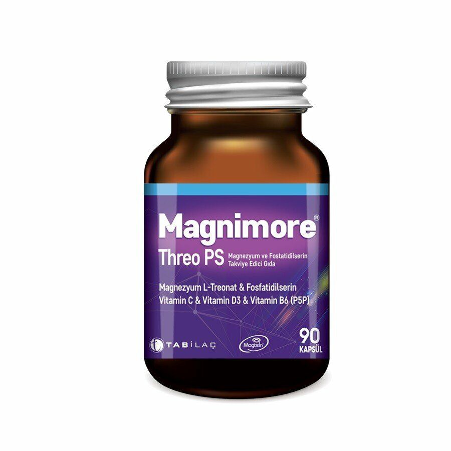 Magnimore Threo PS Magnezyum ve Fostatidilserin Kapsül 90 li