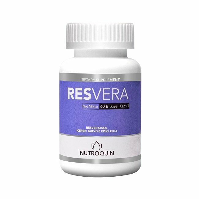 Resvera Resveratrol İçeren Takviye Edici Gıda 60 Bitkisel Kapsül