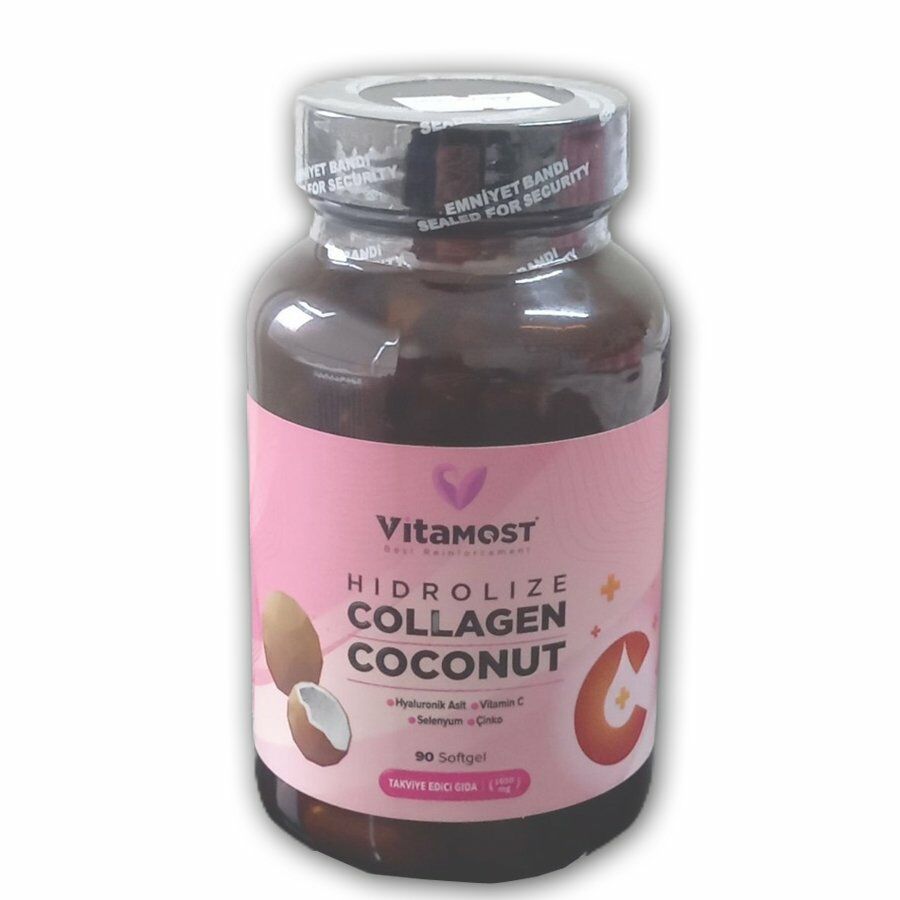 Vitamost Hidrolize Collagen Coconut 90 Softgel Kapsül