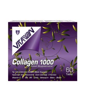 Vitawin Collagen 1000 Kollajen + Hyaluronik Asit 60 Tablet