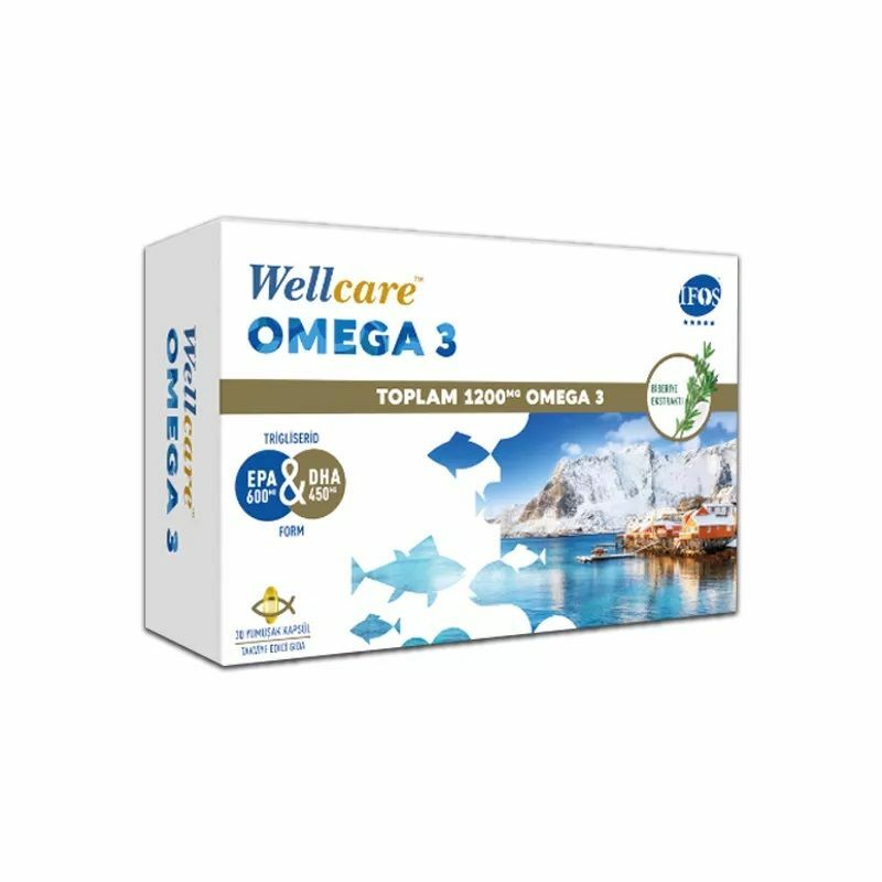 Wellcare Omega 3 Balık Yağı 30 Kapsül