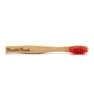 Humble Brush Adult Kırmızı Bambu Diş Fırçası Soft
