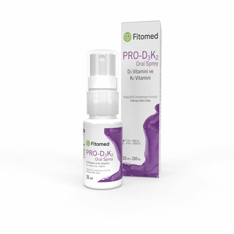 Fitomed Pro-D3K2 Oral Sprey 20ml - Vitamin D3 ve Vitamin K2