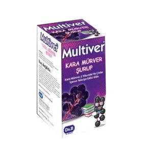 Multiver Kara Mürver Şurubu 150ml
