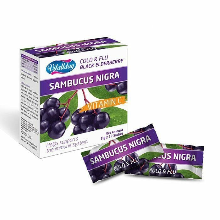 Vitallday Sambucus Nigra Vitamin C 12 Saşe